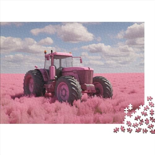 Tractor 500 Teile Puzzle Für Erwachsene Geschicklichkeitsspiel Lernspiel Spielzeug Geschenk Agricultural Power Machine Impossible Puzzle Geburtstagsgeschenk Für Erwachsene 500pcs (52x38cm) von JIANQIANG