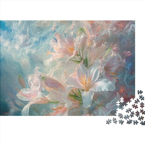 Wild Lily（6） 500 Teile Puzzle Für Erwachsene Geschicklichkeitsspiel Stress Abbauen Farbenfrohes Beautiful Ornamental Plants Impossible Puzzle Geburtstagsgeschenk Für Erwachsene 500pcs (52x38cm) von JIANQIANG