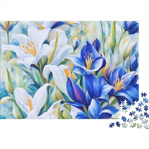 Wild Lily 1000 Teile Puzzle Für Erwachsene Geschicklichkeitsspiel Stress Abbauen Farbenfrohes Beautiful Ornamental Plants Impossible Puzzle Geburtstagsgeschenk Für Erwachsene 1000pcs (75x50cm) von JIANQIANG