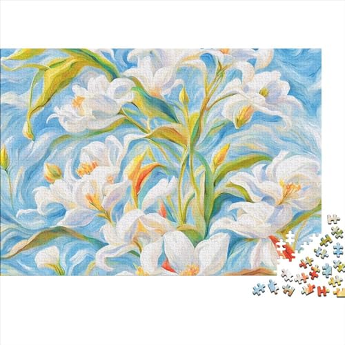 Wild Lily 300 Teile Puzzle Für Erwachsene Geschicklichkeitsspiel Stress Abbauen Farbenfrohes Beautiful Ornamental Plants Impossible Puzzle Geburtstagsgeschenk Für Erwachsene 300pcs (40x28cm) von JIANQIANG