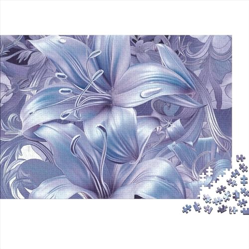 Wild Lily 300 Teile Puzzle Für Erwachsene Herausforderndes Einzigartiges Home Dekoration Beautiful Ornamental Plants Impossible Puzzle Geburtstagsgeschenk Für Erwachsene 300pcs (40x28cm) von JIANQIANG