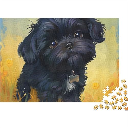 Yorkshire Terrier 300 Teile Puzzle Für Erwachsene Geschicklichkeitsspiel Stress Abbauen Spielzeug Geschenk Cute Pets Impossible Puzzle Geburtstagsgeschenk Für Erwachsene 300pcs (40x28cm) von JIANQIANG