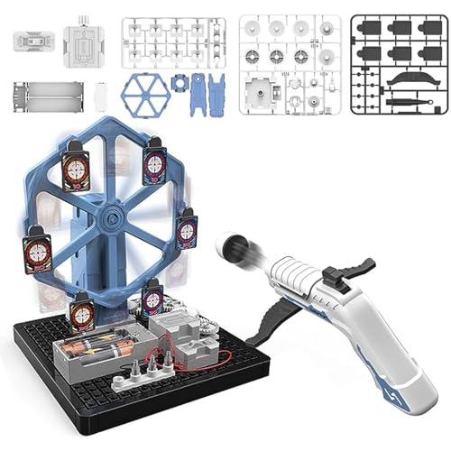 Wissenschaft Experimente für Kinder,Kreislauf Experimentierkasten Spiel ab 8 Jahren,Brettspiele Kinder Spielzeug ab 10+ Jahre,STEM Aktivitäten Spielzeug Geschenke für Jungen Mädchen (Schießspiele) von JIAQINGDA