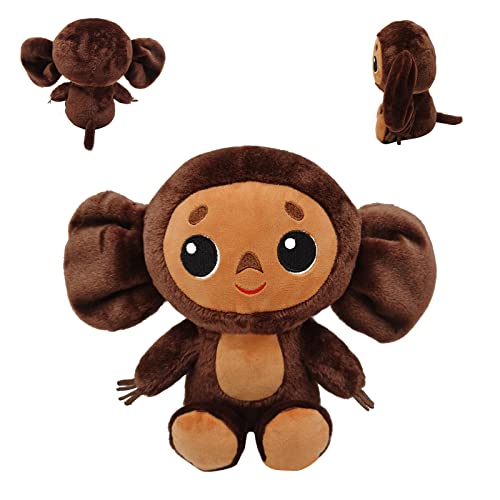 JIASHA Cheburashka Monkey Lustiger Plüsch, Big Eared Monkey Plüschtier Puppe, Plüsch AFFE Spielzeug, Plüschpuppe Geschenke für Kinder Kleinkinder Begleiter Weicher Flauschiger Spielzeug von JIASHA