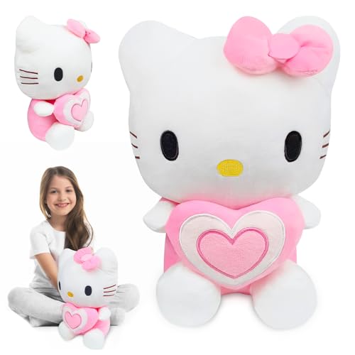JIASHA Kitty Plüschtier, 30cm Plüschtier Plush, Kawaii Kuscheltier, Kuscheltier Stofftier, Plush Toys, Kusche-ltier Gefüllte Plüschpuppe Kinderspielzeug, Für Kinder Mädchen Geburtstaggeschenke JIASHA Kitty Plüschtier, 30cm Plüschtier Plush, Kawaii Kuscheltier, Kuscheltier Stofftier, Plush Toys, Kusche-ltier Gefüllte Plüschpuppe Kinderspielzeug, Für Kinder Mädchen Geburtstaggeschenke von JIASHA