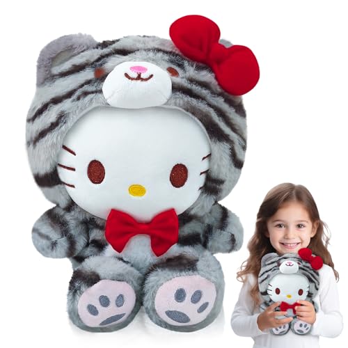 JIASHA Hellokiitty Plüschtiere,20cm Hello Kitty Plüschtier Kuscheltier, Hello Kitty Plush, Flauschiges Niedliches Kuscheltiere Plüsch Doll, Kinderspielzeug Plüschtiere für Mädchen Geburtstage Geschenk von JIASHA