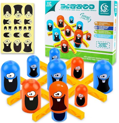 Tic Tac Toe Spiel, 2 Spieler Brettspiele Big Eat Small Game Eltern Kind Interaktion Kinder Spiele Klassisches Familien Brettspiel Interaktives Tischspiele Spiel für Eltern Kinder Tic Tac Toe Spiel, 2 Spieler Brettspiele Big Eat Small Game Eltern Kind Interaktion Kinder Spiele Klassisches Familien Brettspiel Interaktives Tischspiele Spiel für Eltern Kinder von JIASHA