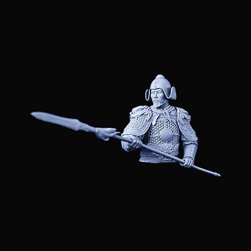 JICHENJIAN 1/10 Ancient Samurai Warrior Resin Bust Model Kit Unpainted and Unassembled Soldier Resin Model Kit//Z7s4h1 von JICHENJIAN