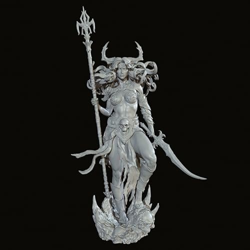 JICHENJIAN 1/24 Ancient Female Warrior Resin Model Kit Unbemalt und unmontiert Soldat Resin Model Kit // G9I7O1 von JICHENJIAN