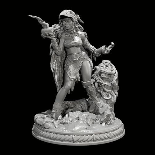 JICHENJIAN 1/24 Ancient Female Warrior Resin Model Kit Unbemalt und unmontiert Soldat Resin Model Kit //Z9s7h14 von JICHENJIAN