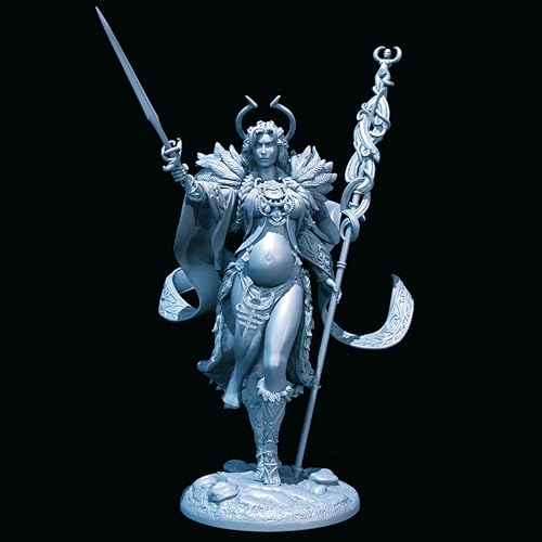 JICHENJIAN 1/24 Ancient Female Warrior Resin Model Kit Unbemalt und unmontiert Soldat Resin Model Kit //Z9s7h3 von JICHENJIAN