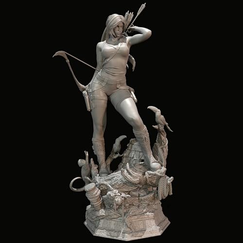 JICHENJIAN 1/24 Ancient Female Warrior Resin Model Kit Unbemalt und unmontiert Soldat Resin Model Kit //Z9s7h4 von JICHENJIAN