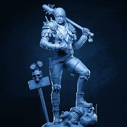 JICHENJIAN 1/24 Ancient Female Warrior Resin Soldier KitUnbemalt und unmontiert Figur Harz Modell-Bausatz //H9v7L13 von JICHENJIAN