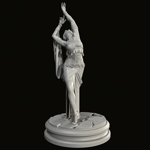 JICHENJIAN 1/24 Ancient Female Warrior Resin Soldier KitUnbemalt und unmontiert Figur Harz Modell-Bausatz //H9v7L3 von JICHENJIAN