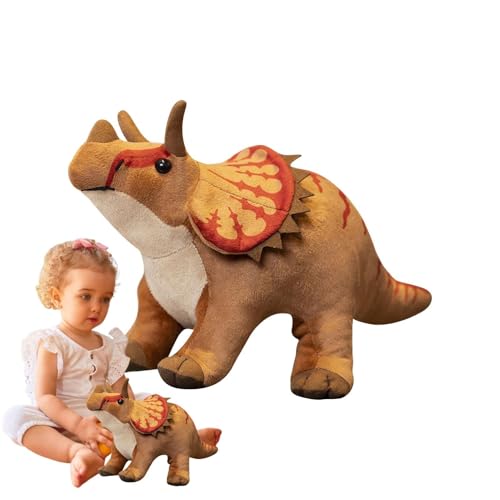 JIEBWCHA Dinosaurier gefülltes Tier, ausgestopfter Dinosaurier, Cartoon Dinosaurierpuppenspielzeug, Weicher und entzückender Plüsch, 40 cm/15,7 Zoll lustige Plüschpuppe Home Dekoration für Kinder von JIEBWCHA