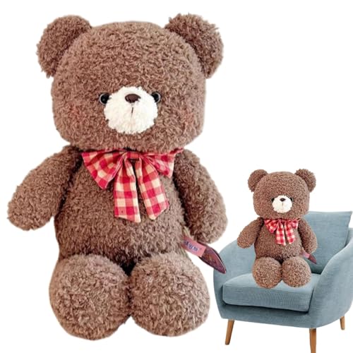 JIEBWCHA Gefülltes Spielzeug, Bear Plush | Weichgefüllte Tierplüschspielzeug | Bequeme Tiersofa -Puppendekoration für Kinder, sie, Freundin, Freund, Erwachsene von JIEBWCHA