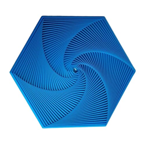 JIEBWCHA Hexagon Spiral Spielzeug, 3D Druck Hexagon Cube Fidget Gear Spielzeug, Fractal Fidget Hexagon 3D Fidget, Anti Stress Spielzeug, Taschenformat Fidgettoy, Antistress Fidget Toys von JIEBWCHA