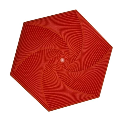 JIEBWCHA Hexagon Spiral Spielzeug, 3D Druck Hexagon Cube Fidget Gear Spielzeug, Fractal Fidget Hexagon 3D Fidget, Anti Stress Spielzeug, Taschenformat Fidgettoy, Antistress Fidget Toys von JIEBWCHA