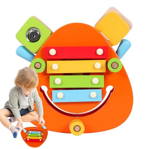 JIEBWCHA Kinderspielzeug-Musikinstrumente, Musikalische Lernspielzeuge für Kleinkinder - Lernspielzeug Musikalische Vorschul-Schlaginstrumente,Sensorisches Instrumenten-Set, multifunktionales von JIEBWCHA