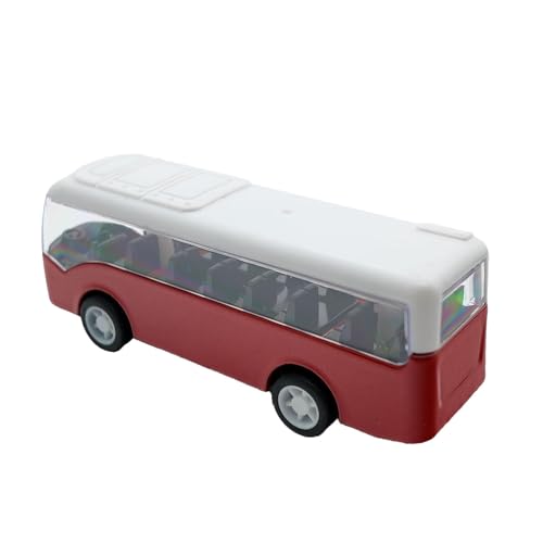 JIEBWCHA Pullback Bus, Pullback School Bus,Fahrzeug zurückziehen - Legierungspreis-Busreizung Fahrzeuge Partys Gefälligkeiten für Mädchen Kinder Kinder 3-5 Alter von JIEBWCHA