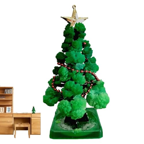 JIEBWCHA Weihnachtsbaum Magischer Wachstumsbaum, Magischer Weihnachtsbaum, DIYs Kristall Züchtungs Set, Magischer Papier Baum Für Dekoration, MagicBaum Kristall, Weihnachten Geschenk FürKinder von JIEBWCHA