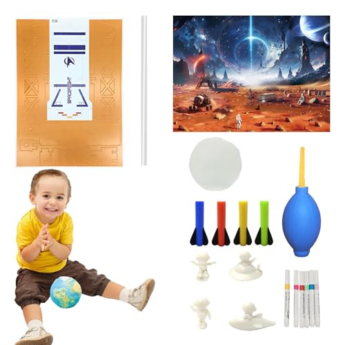 JIEBWCHA Wissenschaftliches Malen Spielzeug | Planeten Malen Lernspielzeug,STEM Aktivitäten Homeschool Material Lernspiele Für Kinder JIEBWCHA Wissenschaftliches Malen Spielzeug | Planeten Malen Lernspielzeug,STEM Aktivitäten Homeschool Material Lernspiele Für Kinder von JIEBWCHA
