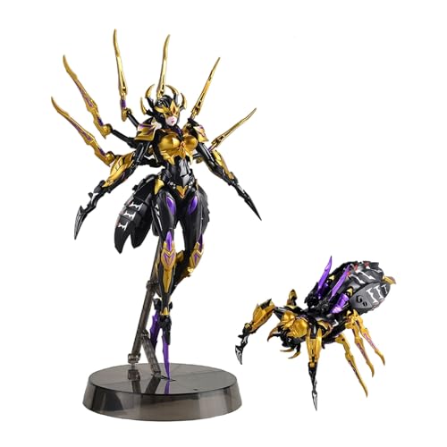 JIGFLY „Beast Wars“ Transformer Black Widow Spider Girl Actionfigur Spielzeug Maximals Blackarachnia Elita One Spider Modell Roboter KO-Version von JIGFLY