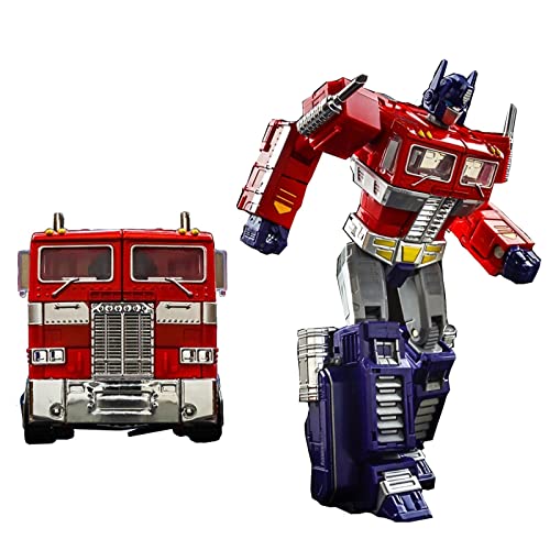 JIGFLY 7in Transformer Optimus Prime Actionfigur MP10-V War for Cybertron Truck Head Optimus Car Alloy Edition Robotermodell KO Version von JIGFLY