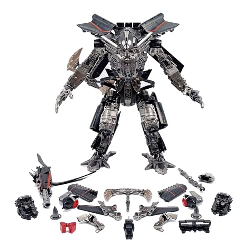 JIGFLY Transformer Jetfire Skyfire Dark Sky Fire Optimus Toy Prime Kombination Actionfigur Roboter Deformation Düsenjäger Modell Roboter Spielzeugflugzeug KO-Version(Skyfire Toy) von JIGFLY