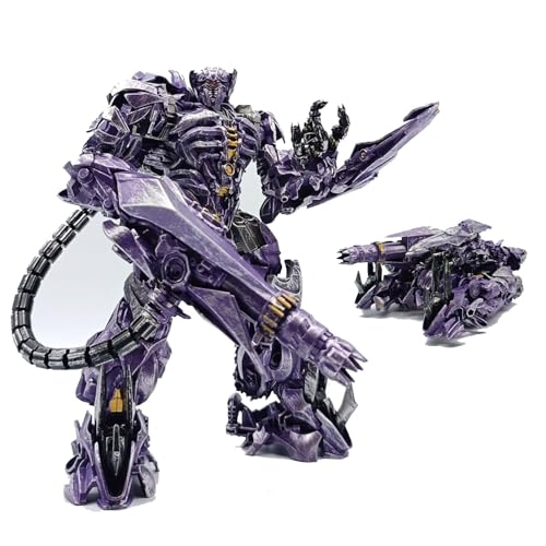 JIGFLY Transformer Toys Shockwave Action Figure TW-1028/TW-1028B Cybertron Panzermodell Roboter KO-Version(Precision Coating Plate TW-1028) von JIGFLY