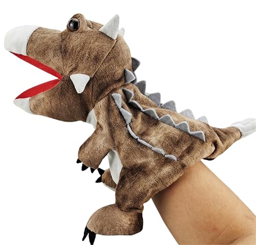 Dinosaurier-Handpuppen für Kinder, Kleinkind enthält Triceratops und Tyrannosaurus Rex mit beweglichen offenen Mündern, perfekt zum Geschichtenerzählen,Geburtstagsgeschenke Dinosaurier-Handpuppen für Kinder, Kleinkind enthält Triceratops und Tyrannosaurus Rex mit beweglichen offenen Mündern, perfekt zum Geschichtenerzählen,Geburtstagsgeschenke von JIIENO