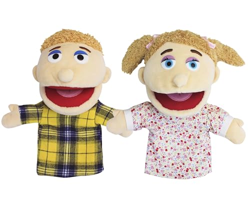 Familie Handpuppen für Kinder, beinhaltet Opa, Oma, Papa, Mama, Tochter, Sohn mit beweglichen offenen Mund, perfekt für Storytelling, Unterricht, Vorschule, Geburtstagsgeschenke,2 Pcs Familie Handpuppen für Kinder, beinhaltet Opa, Oma, Papa, Mama, Tochter, Sohn mit beweglichen offenen Mund, perfekt für Storytelling, Unterricht, Vorschule, Geburtstagsgeschenke,2 Pcs von JIIENO