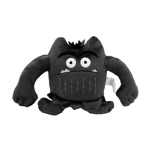 JIIENO Niedliches Monster Cartoon Puppe, 14cm Plüschtier für Weihnachten & Geburtstag, Schwarz von JIIENO