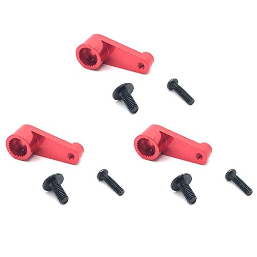 JILLIAN 3 x Metall 144001-1263 25T Teile für 144001 1/14 Ersatzteile für RC Auto Niveau, Rot von JILLIAN