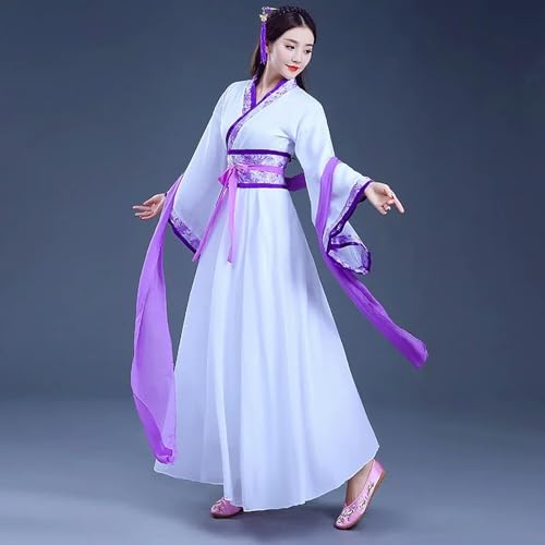 JIMINISO Antikes chinesisches Kostüm, Fee, Cosplay, Damenkleid, Stickerei, Blumenmuster, Anzug, Festival-Outfit von JIMINISO