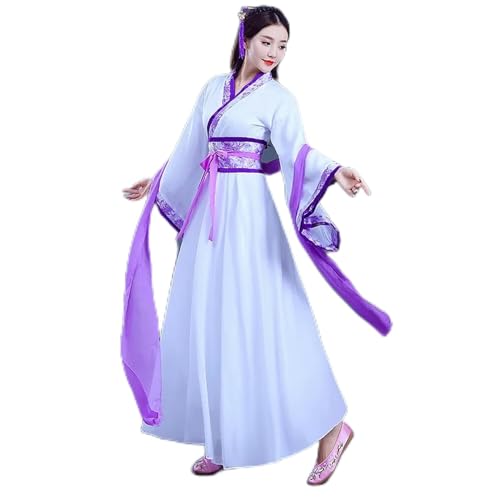 JIMINISO Antikes chinesisches Kostüm, Fee, Cosplay, Damenkleid, Stickerei, Blumenmuster, Anzug, Festival-Outfit von JIMINISO