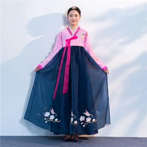 JIMINISO Hanbok Hochzeitskleid, Prinzessinnen-Palast-Kostüm, tägliche Aufführung, Cosplay-Kleider, 15 Farben, C12, S von JIMINISO