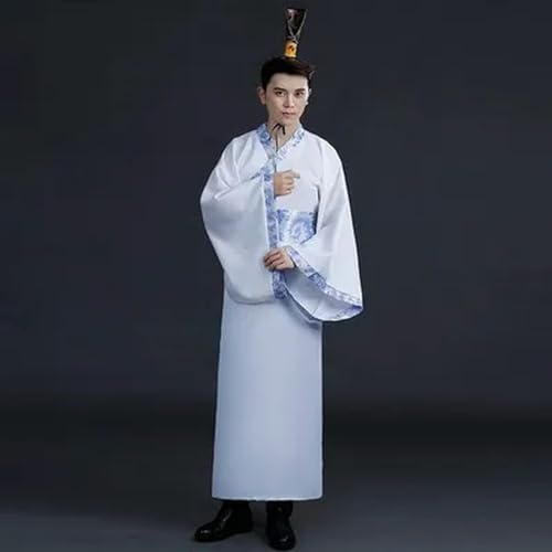 JIMINISO Man Han Tang Qin Offizielle Dynastie Ministers Antike Performance Kostüm Chinesische Männer Traditionelle Bühne Student Cosplay von JIMINISO