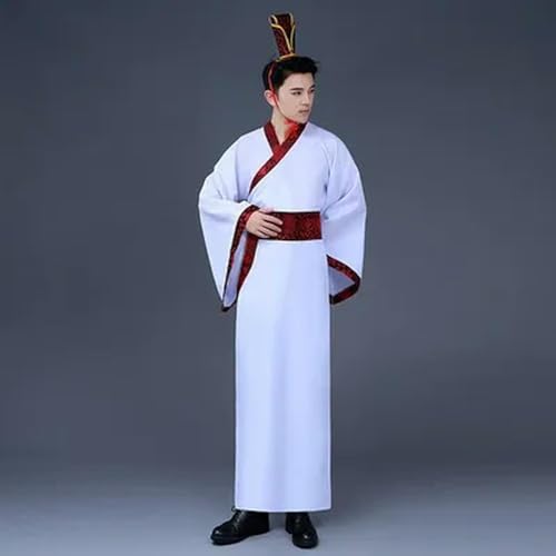 JIMINISO Man Han Tang Qin Offizielle Dynastie Ministers Antike Performance Kostüm Chinesische Männer Traditionelle Bühne Student Cosplay von JIMINISO