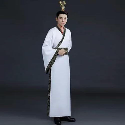 JIMINISO Man Han Tang Qin Offizielle Dynastie Ministers Antike Performance Kostüm Chinesische Männer Traditionelle Bühne Student Cosplay von JIMINISO