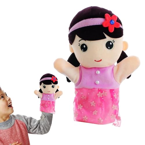 Handpuppen,Handpuppen für Kinder - Niedliche Familienhandpuppen,Pädagogische interaktive Spielspaßpuppe zum Spielen und Lernen, fördert Kreativität und Lachen von JINGAN