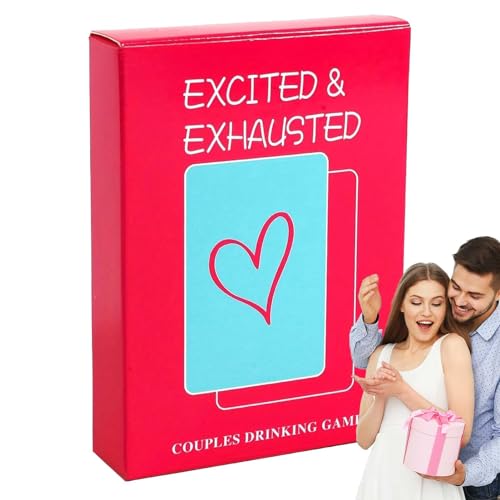 JINGAN Kartenspiele für Paare, Gesprächskarten | Intimitätsdeckspiele für Paare - Romantische Reiseabenteuer-Date-Night-Karten zum Eintauchen in tiefere Bindungen JINGAN Kartenspiele für Paare, Gesprächskarten | Intimitätsdeckspiele für Paare - Romantische Reiseabenteuer-Date-Night-Karten zum Eintauchen in tiefere Bindungen von JINGAN