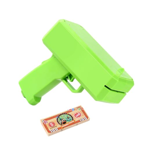 JINGAN Papierspielspray, Geldkanone | Geldspray-Shooter - Handheld Bill Spray, Make It Rain Toy Shooter, Batterie Nicht im Lieferumfang enthalten für Game Movies von JINGAN