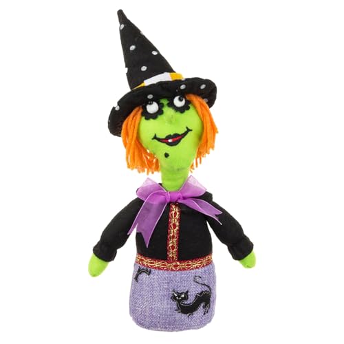 Plüsch-Halloween-Puppe,Halloween-Stofftiere | Halloween-Dekor, weiche Puppe, gefüllte Plüschtiere | Umarmungsspielzeug, Hexe/Totenkopf/, Heimdekoration, Tischdekoration für Geisterfest, Halloween von JINGAN