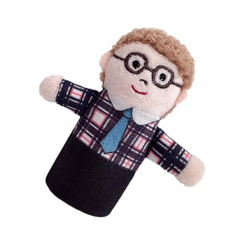 JINGLING Fingerpuppen, Cartoon-Fingerpuppe, Fingerpuppe, Fingerpuppen, aus Plüsch, Komfort – frühes Lernspielzeug mit glatten Kanten für Weihnachten, Geburtstag, Neujahr JINGLING Fingerpuppen, Cartoon-Fingerpuppe, Fingerpuppe, Fingerpuppen, aus Plüsch, Komfort – frühes Lernspielzeug mit glatten Kanten für Weihnachten, Geburtstag, Neujahr von JINGLING
