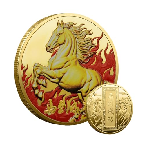 JINGLING Gedenkmünze – Herausforderung Segen Chinesisches Neujahrsfest – Kompakter Schaber für Mädchen, , Jugendliche, Familie, Freund JINGLING Gedenkmünze – Herausforderung Segen Chinesisches Neujahrsfest – Kompakter Schaber für Mädchen, , Jugendliche, Familie, Freund von JINGLING