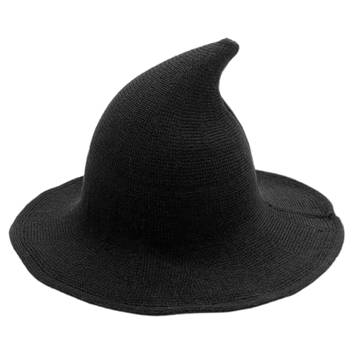 JINGLING Hexenhut | spitzer Hexenhut gestrickt Kostüm Damen | Party- und Cosplay-Zubehör für Erwachsene in Shows und Fotografie JINGLING Hexenhut | spitzer Hexenhut gestrickt Kostüm Damen | Party- und Cosplay-Zubehör für Erwachsene in Shows und Fotografie von JINGLING