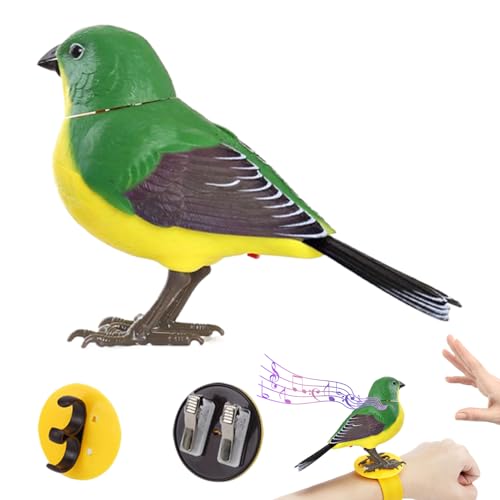 JINGLING Vogelspielzeug für | Elektrisches Vogelspielzeug, realistische und niedliche Figur für Interaktion, sprechend, Favoriten, Party, Büro, Kindergarten, Bereicherung der Tiere JINGLING Vogelspielzeug für | Elektrisches Vogelspielzeug, realistische und niedliche Figur für Interaktion, sprechend, Favoriten, Party, Büro, Kindergarten, Bereicherung der Tiere von JINGLING
