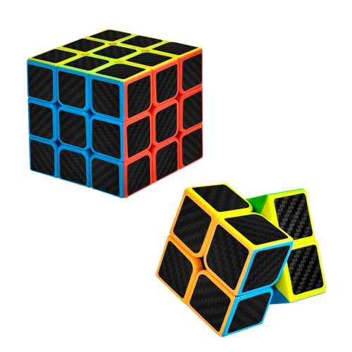 Zauberwürfel, 2pcs Zauberwürfel Set, Speed, Puzzlewürfel, Puzzle, Speed Magnetisch, Spielzeug Geschenke, für Weihnachten Reisespiele von JINHOXUN