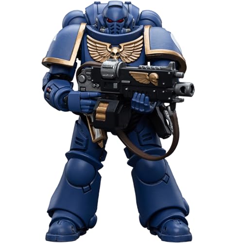 JOYTOY JT6632 40K 1/18 Action Figur Spielzeug, Ultramarines Intercessors, 4-Zoll Geschenk für Action Figure Enthusiasten und Sammler von JINQEE